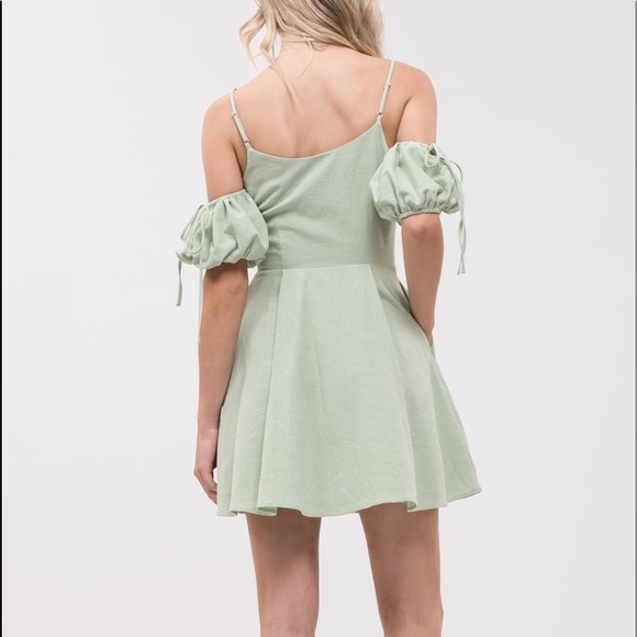 J.O.A. Cold Shoulder Dress - Picture 2 of 8